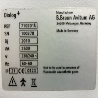 Bbraun Dialog+ Evo - Dialysis image 3